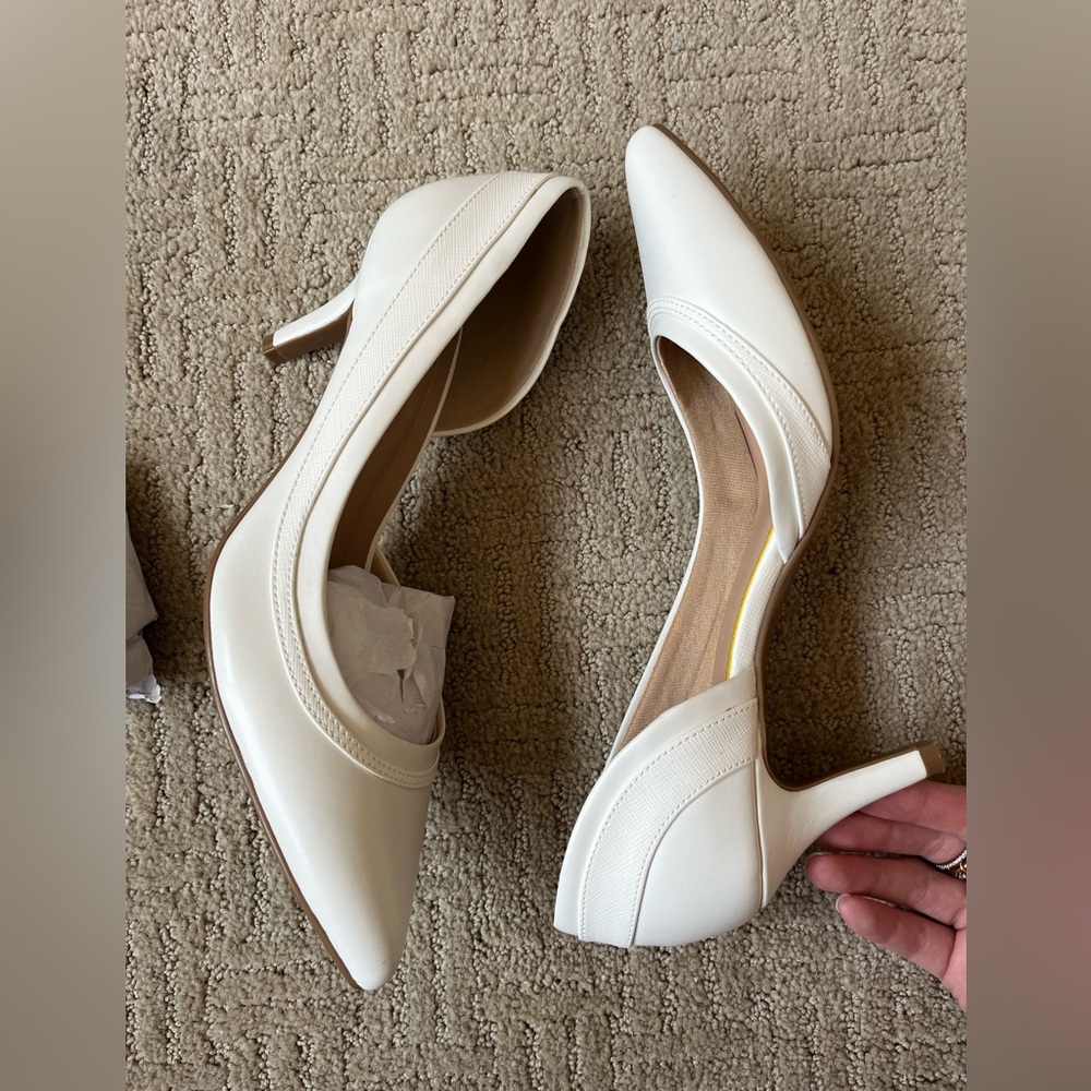 Kelly & Katie White Heels